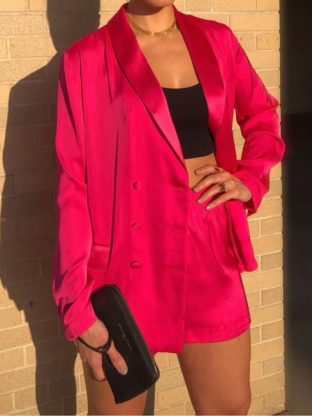 Victoria’s Secret Satin Blazer set